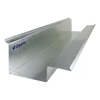 Zingueria Canaleta Contramuro Galvanizada X 2,00 Mts Techos