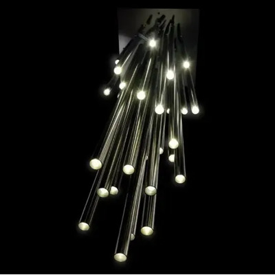 Colgante Focus 20 Luces Led Deco Moderno Altura Regulable Nk