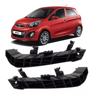 Par Guia Suporte Parachoque Farol Kia Picanto 2012 15 2018