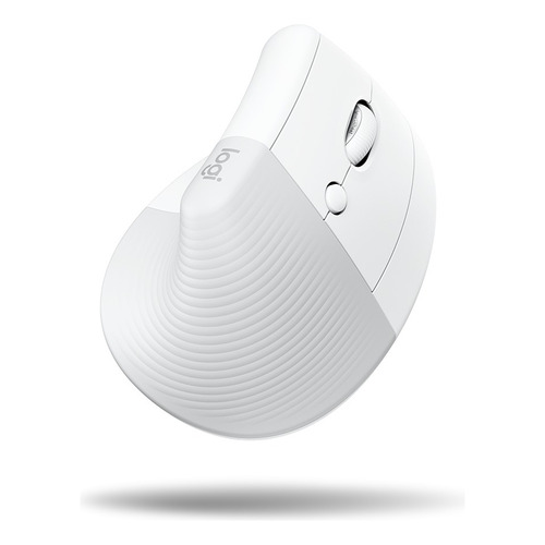 Mouse Vertical Logitech Lift For Business Ergonomico Color Blanco crudo