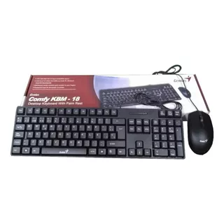 Teclado + Mouse Genius Comfy Kbm-18. Letra Ñ 