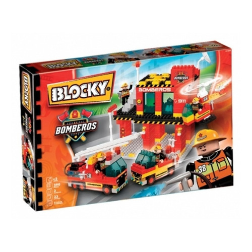 Blocky Bomberos Estacion Central 290 Piezas Rasti Art. 0652