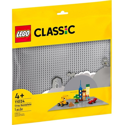 Kit De Construcción Lego Classic Base Gris 11024 Edad 4