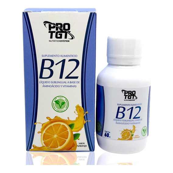 Vitamina B12 Sublingual Bariatrica 60 Ml Naranja Protgt