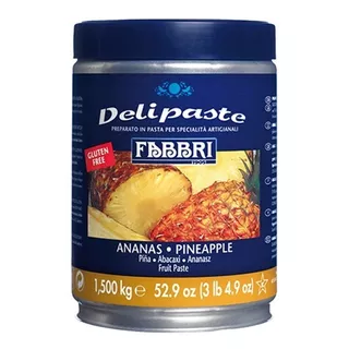 Delipaste Saborizante Fabbri Para Helado Sabor Piña 1.5 Kg