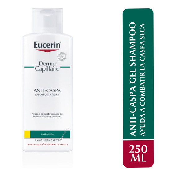 Eucerin Dermocapillaire Shampoo Anticaspa Gel 250ml