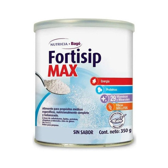 Fortisip Max - Lata 350gr En Polvo 