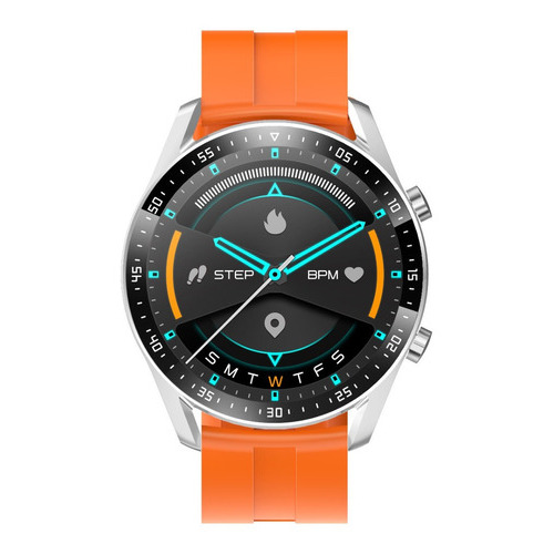Reloj Inteligente Smart Watch Llamadas Alta Definicion Ip68 Color de la caja Naranja