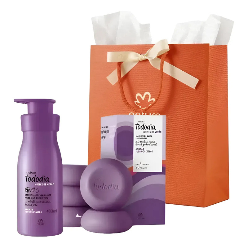 Kit Natura Tododia Amora E Flor De Pêssego 2 Itens Kit Natura Tododia Amora E Flor De Pêssego 2 Itens
