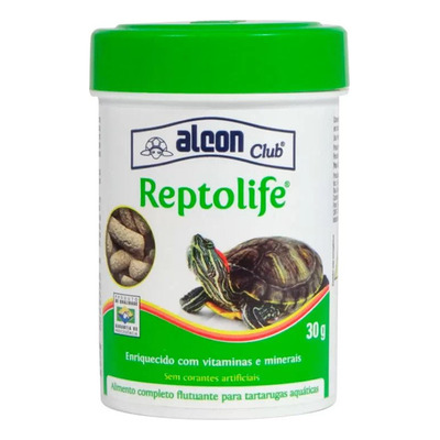 Ração Reptolife Para Tartarugas Aquáticas Alcon Club 30g