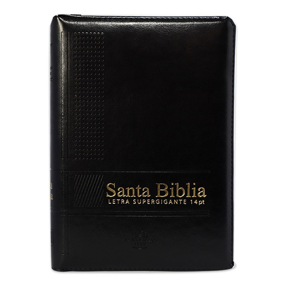 Santa Biblia Rvr1960 Letra Super Gigante C/ Cierre/ Indice.