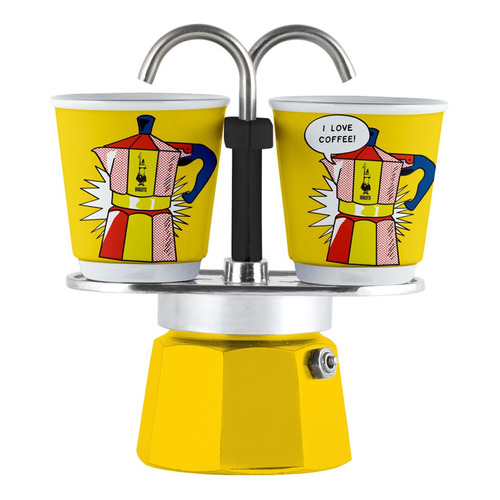Cafetera Bialetti Set Mini Express 2 Cups manual lichtenstein italiana