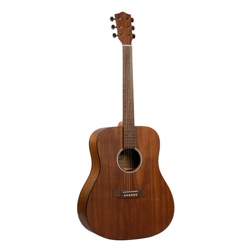 Guitarra Acústica Bamboo Mahogany 41 Con Funda Acolchada Color Marrón Material del diapasón Nogal Orientación de la mano Diestro
