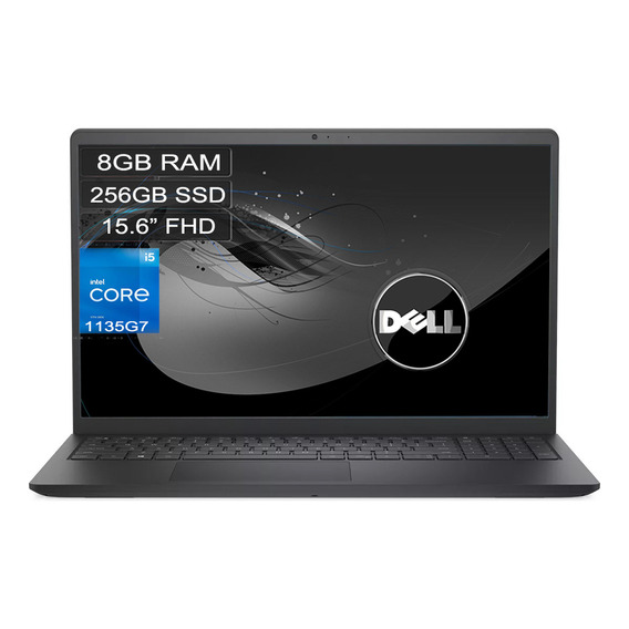 Portatil Dell Inspiron 3520 Core I5 1135g7 8gb 256gb 15 Fhd Color Negro