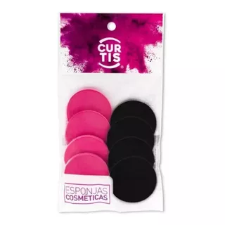 Esponjas Para Maquillaje Redondas Curtis 8 Piezas