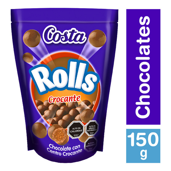Costa Chocolate Rolls Crocante 150 Gr