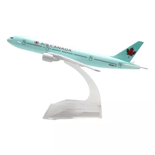 Avião Comercial Airbus / Boeing - Miniatura De Metal - 15cm Cor Air Canada - Boeing 777