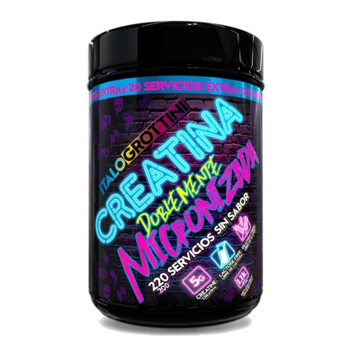 Suplemento en polvo Italo Grottini  Creatine Doblemente Micronizada monohidrato de creatina doblemente micronizada en pote de 1.1kg