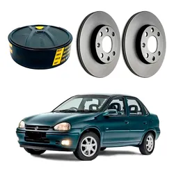  Disco Freio Dianteiro Corsa Sedan 1.6 1996 A 2006