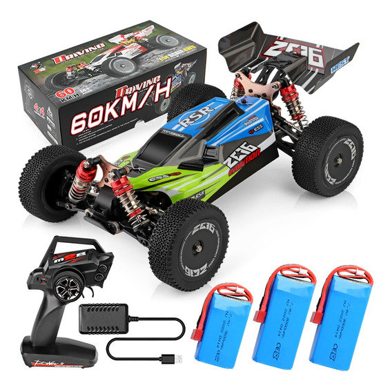 Carros De Control Remoto Wltoys 144001 4x4 1:14 De 60 Km/h