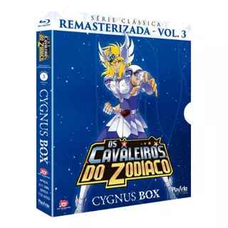 Box Os Cavaleiros Do Zodíaco - Cygnus Box:  3 Blu-ray's