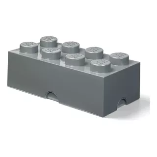 Caja Lego Tipo Baul Para Almacenar Organizar Storage Brick Color Gris Brick Drawer