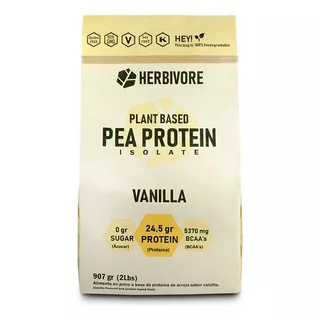 Proteina Vegana Aislada Herbivore 2lbs Vainilla Sin Gluten