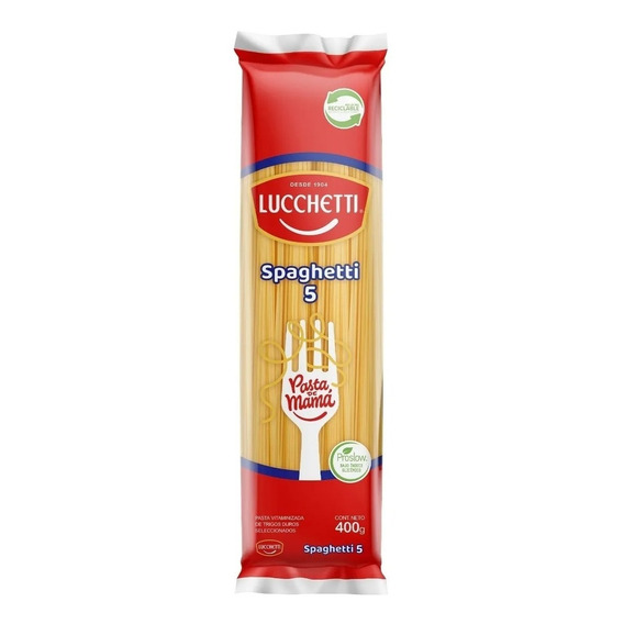 Pack 3 Spaghetti Lucchetti N°5 + 1 Salsa Doy