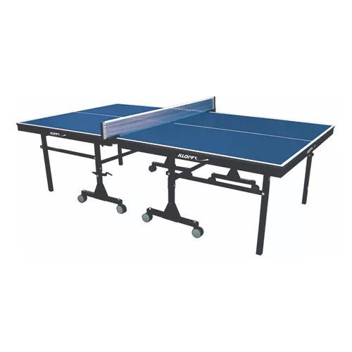 Mini mesa de ping pong Klopf 1003 fabricada em MDP cor azul