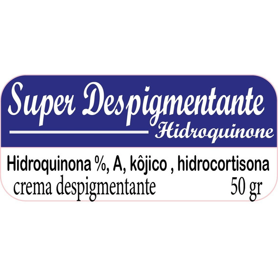 Despigmentante , Aclarante Hidroquinona + Acido Kojico 50 G