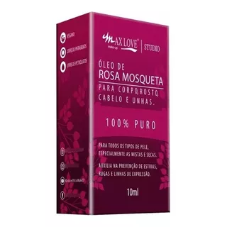 Óleo De Rosa Mosqueta 100% Puro 10 Ml - Max Love