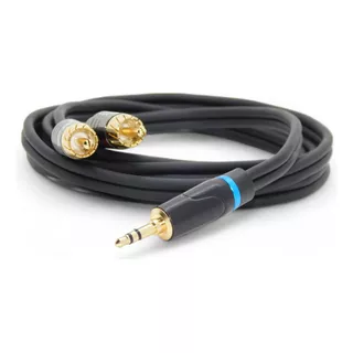 Cable Miniplug A Dos Rca Sin Ruido Profesional Hamc 1,5mts