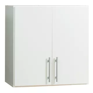 Alacena 2 Puertas Melamina Blanca 60cm Lavadero Cocina * Color Blanco