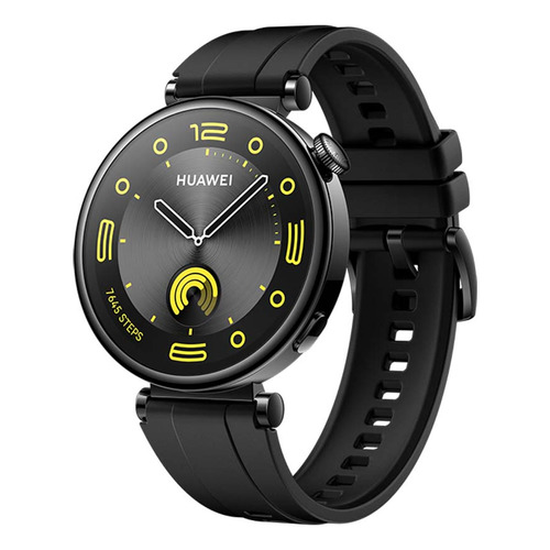 Smartwatch Huawei Watch Gt 4 41 Mm Negro Mate Diseño de la correa Fluoroelastómero Negro