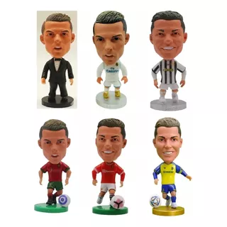 6 Figuras Cristiano Ronaldo Cr7 Juventus Real Madrid Fifa