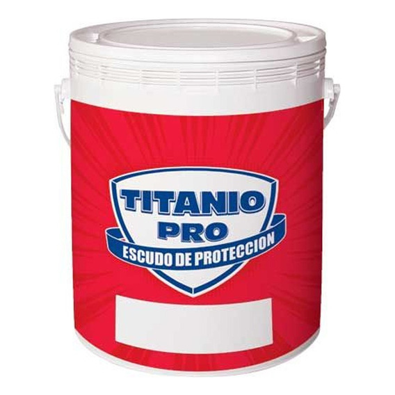 Pintura Latex Interior Exterior Colorin Titanio 4 Lts Acabado Mate Color Blanco