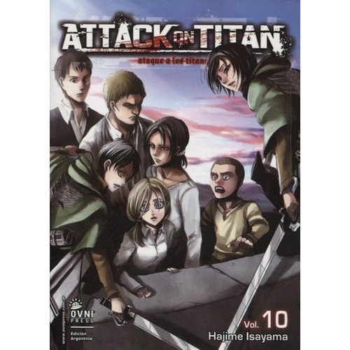 Attack On Titan  Vol 10, De Isayama. Editorial Ovni Press En Español