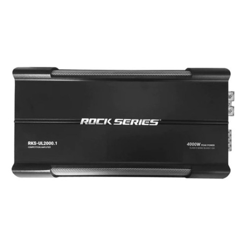 Amplificador Clase D 4000w Rock Series Rks-ul2000.1 Ultimate Color Negro