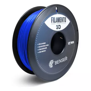 Filamento Pet-g Benser 1.75mm 1kg - Azul