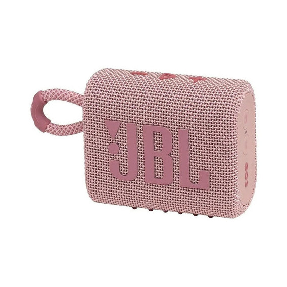Bocina Jbl Go 3 Portátil Con Bluetooth Waterproof Pink 