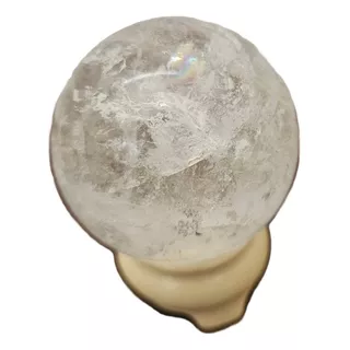 Bola De Cristal Esfera De Quartzo Transparente  213g / 5,5cm
