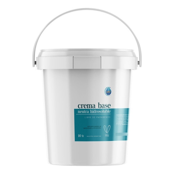 Crema Base Hidrosoluble Hidratante Corporal Masaje 10kg