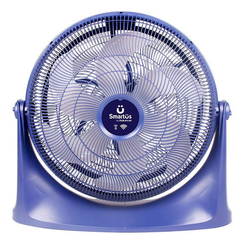 Ventilador De Piso 20  Smartüs By Taurus Versüs Inteligente Color de la estructura Azul Color de las aspas Blanco
