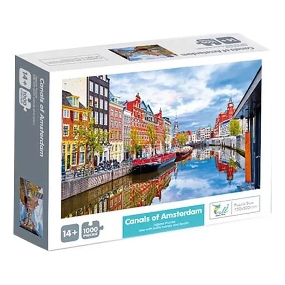 Rompecabezas 1000 Piezas Canals Of Amsterdam Cresko Ft828