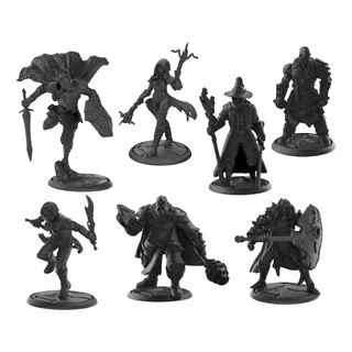 Miniaturas Rpg D&d Npc Tabuleiro Dungeons And Dragons Kit 7