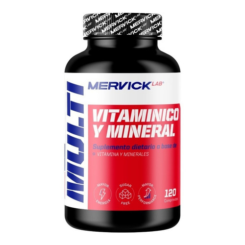 Multivitaminico Mervick Lab  120 Capsulas Sabor Sin sabor