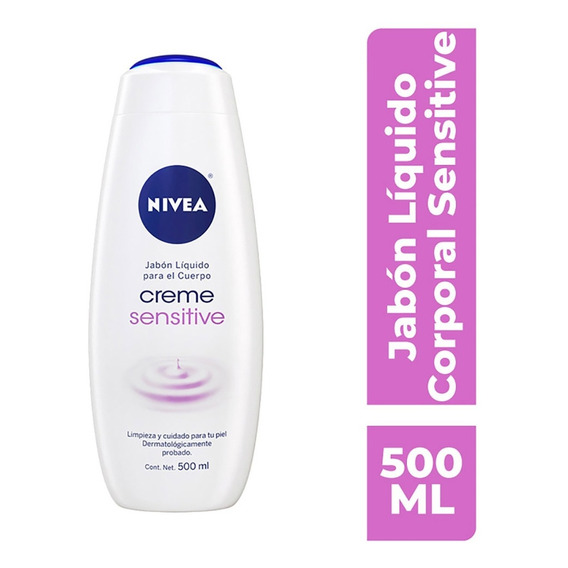 Jabón Líquido Nivea Corporal Creme & Sensitive 500 Ml