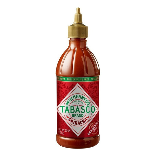 Salsa Tabasco Sriracha 566 Gr Picante