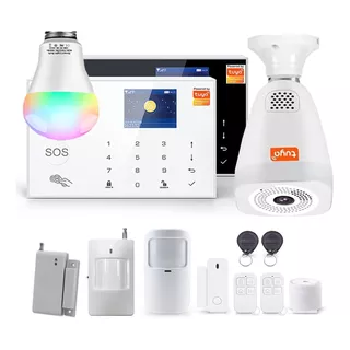 Kit De Seguridad Domotica Alarma Tuya Smart G30 Con Cámara