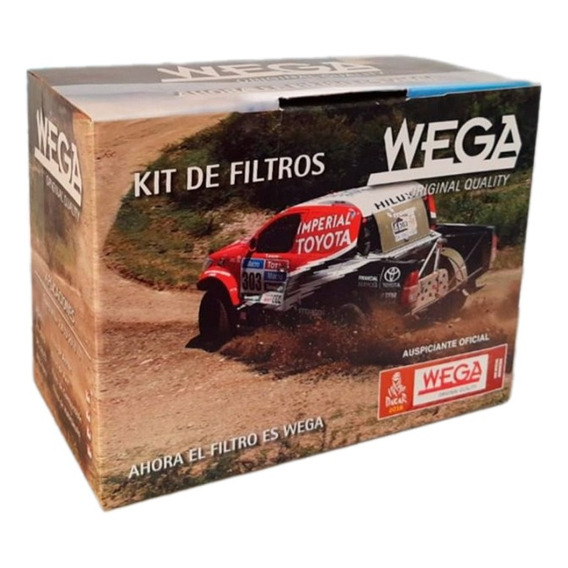 Kit Filtros Wega Toyota Hilux 2,8 Td 2016 En Adelante.